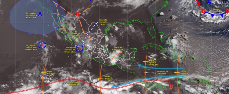 Pronostican lluvias fuertes en la zona sur de Tamaulipas