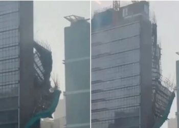 Tifón Hongxia provoca colapso de edificio en China