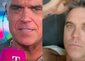 Robbie Williams aclara el incidente de la menta en la final del Mundial