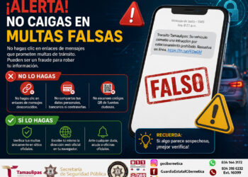 Alertan por falsas multas de tránsito vía SMS
