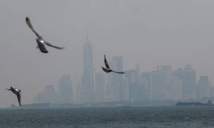 Incendios en Canadá deterioran el aire en el norte de EU