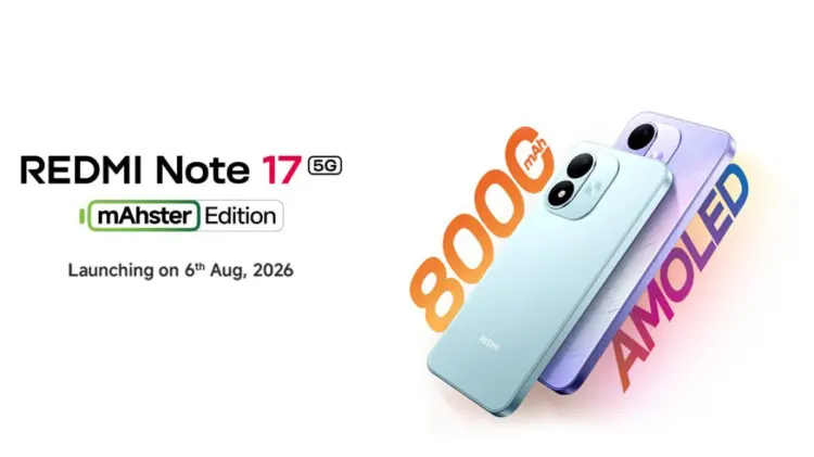 Xiaomi lanza el Redmi Note 17 en India el 6 de agosto de 2026