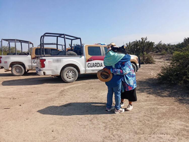 Guardia Estatal localiza a turista extraviada