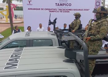 Refuerzan seguridad en Tampico por vacaciones