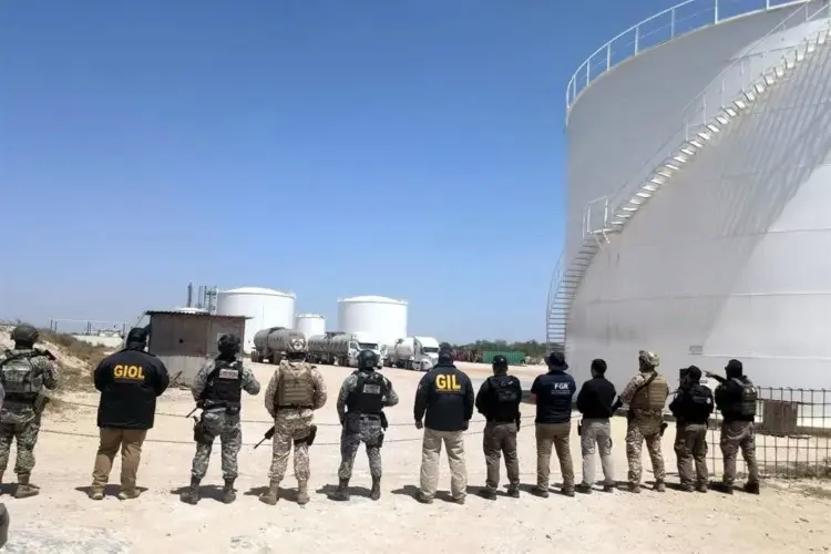Aseguran refinería clandestina en Tamaulipas