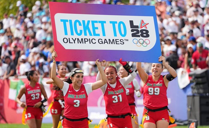 México hace historia y consigue boleto olímpico en flag football femenil