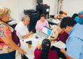 Supervisan entrega de despensas en Tamaulipas