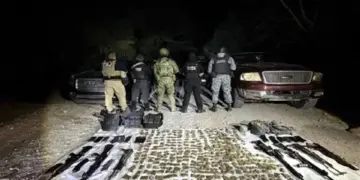Aseguran arsenal en ejido La Libertad
