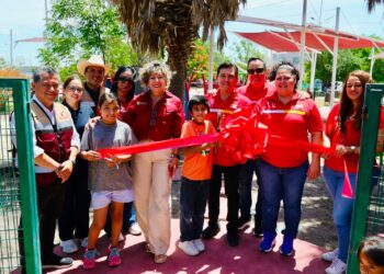 Reinaugura Sebien Parque de Bienestar en sector Pajaritos de Cd. Victoria