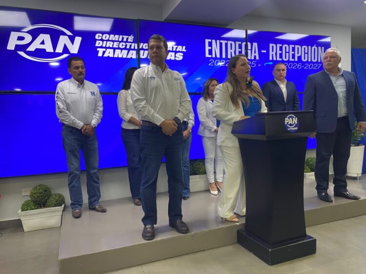 Recibe Gloria Garza el Comité Estatal del PAN en Tamaulipas; buscará alianzas rumbo al 2027