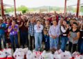 Entrega la SEBIEN apoyos sociales en el municipio de González, Tamaulipas