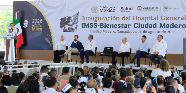 Inaugura Claudia Sheinbaum Hospital General de Madero de más de mil millones de pesos
