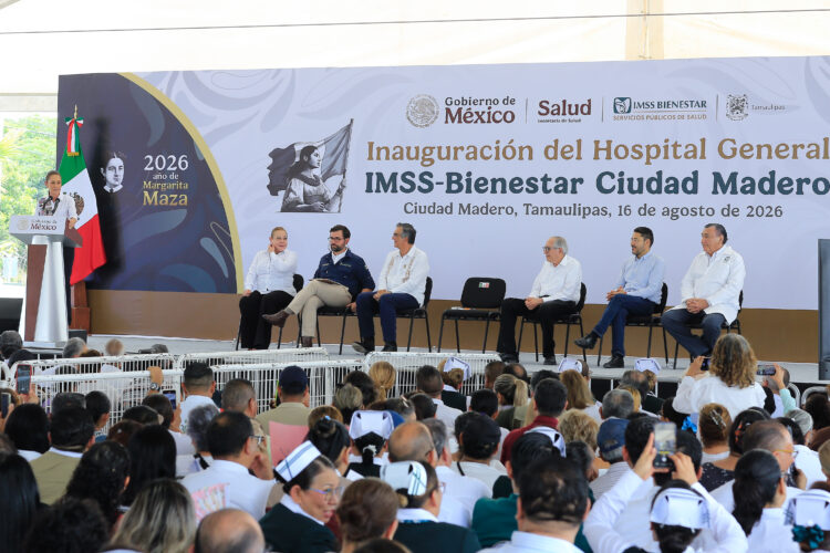 Inaugura Claudia Sheinbaum Hospital General de Madero de más de mil millones de pesos