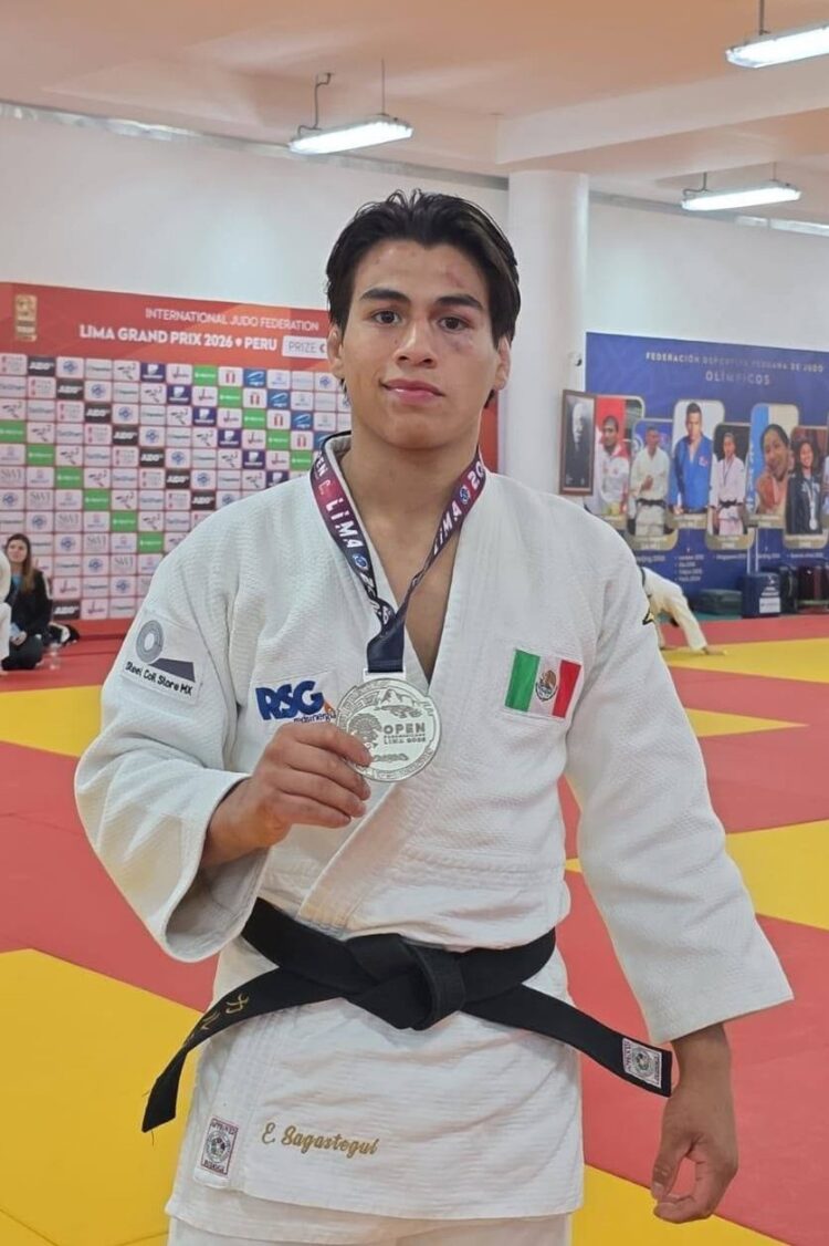 Lalo Sagastegui, deportista de la UAT, gana plata en Panamericano de Judo
