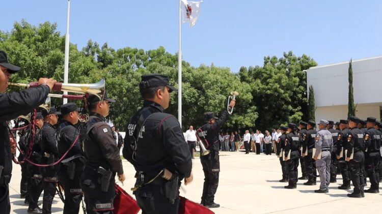 Entrega SSPT constancias a egresados del 22 escalón de Medicina Táctica Policial