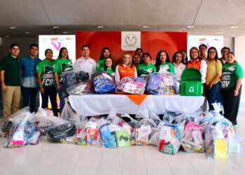 Concluye Familia UAT la colecta de útiles escolares “Impulsando Corazones 2026”