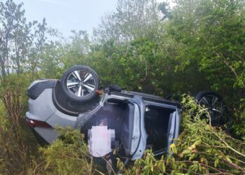 Vuelca camioneta en Jiménez de la ruta Victoria-Matamoros
