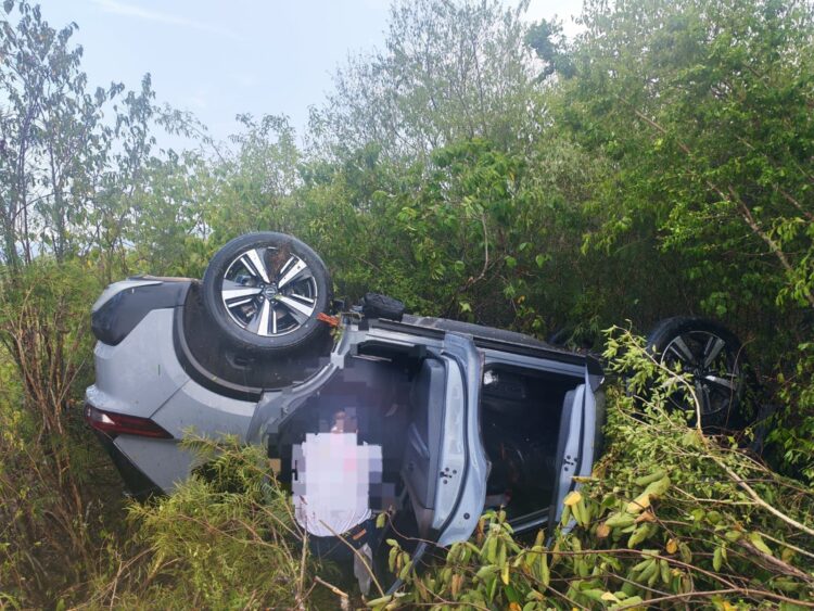 Vuelca camioneta en Jiménez de la ruta Victoria-Matamoros