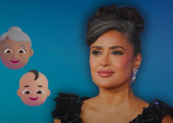 Salma Hayek celebra su primer nieto, François, hijo de su hijastro
