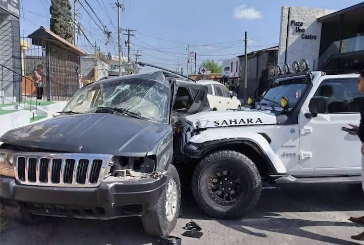 Muere prensado tras fuerte choque en Matamoros