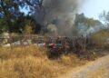 Incendio en Campo de Tiro Tamatán arrasa con 11 patrullas descompuestas