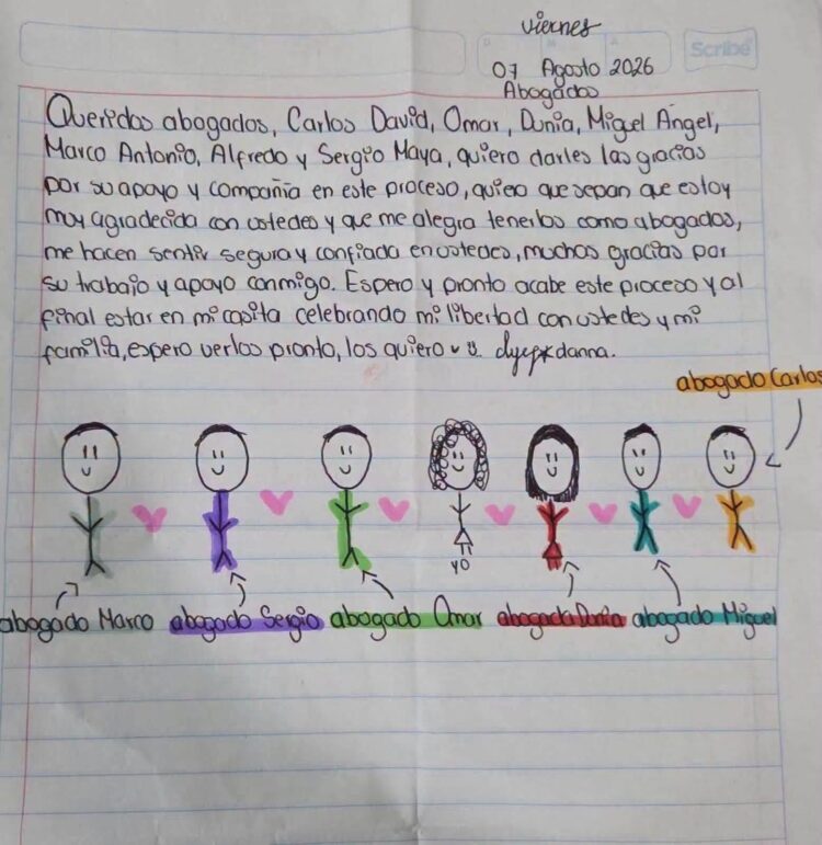 Danna Yanina habla desde prisión