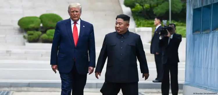 Trump presume acercamiento con Kim Jong-un