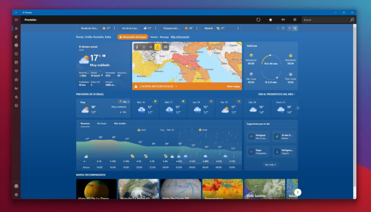 Windows 11: La aplicación El Tiempo consume hasta 1.6 GB de RAM
