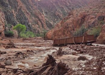 Gran Cañón sufre inundación repentina de gran magnitud