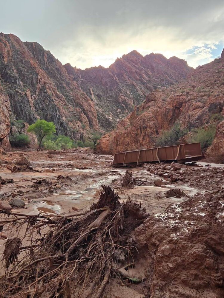Gran Cañón sufre inundación repentina de gran magnitud