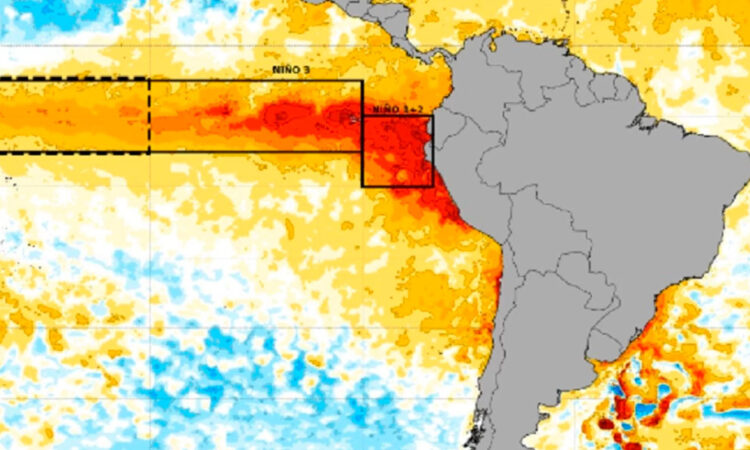 El Niño elevará las temperaturas mundiales a finales de 2026