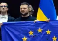Ucrania celebra 35 años de independencia con respaldo de líderes europeos