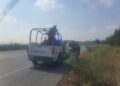 Guardia Estatal auxilia a adulto mayor en carretera