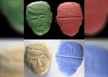 Pastillas con rostro de Trump generan alerta en Países Bajos