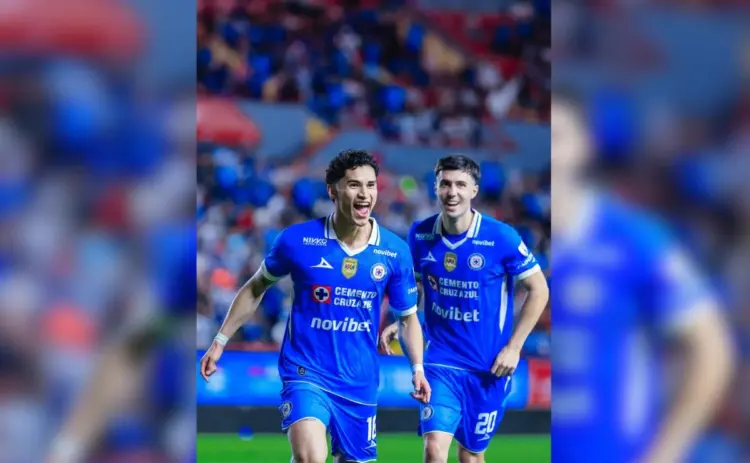 Cruz Azul despierta con goleada ante Necaxa en Liga MX