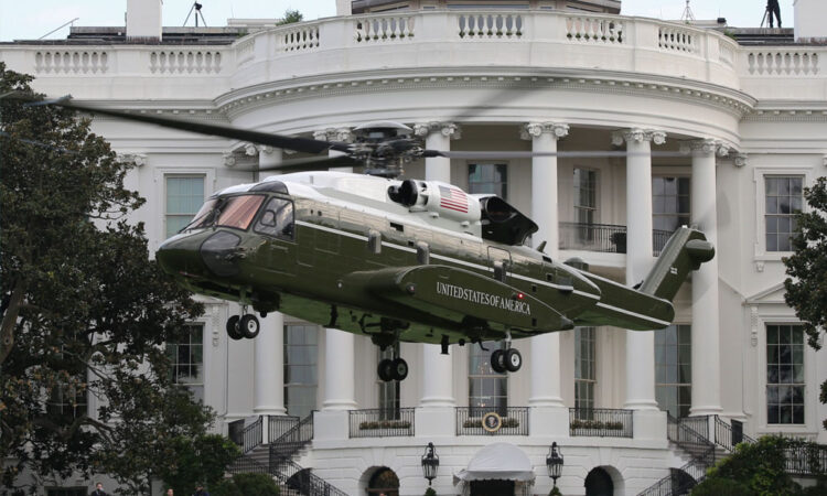 Marine One y un avión comercial protagonizan incidente aéreo en Washington