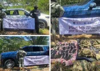 Incautan vehículos con arsenal en La Piedad