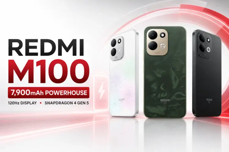 Xiaomi presenta el Redmi M100 con batería de 7,900 mAh