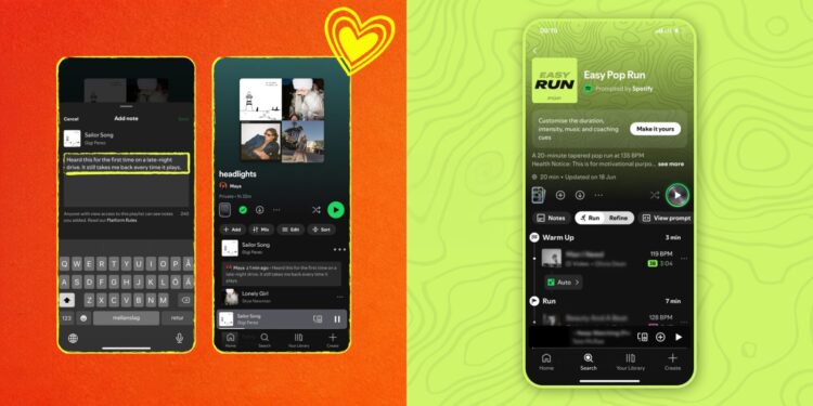 Spotify lanza User Notes y Running Mode en Android: detalles