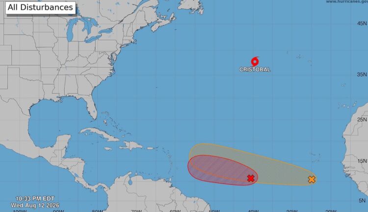 Se forma tormenta Cristobal en el Atlántico