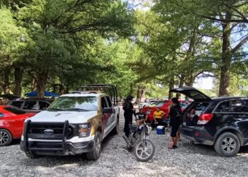 Vigilan Guardia Estatal balneario La Peñita
