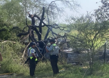 Muere calcinado tras choque en Reynosa