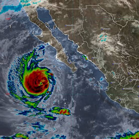 Huracán Polo avanza hacia Baja California Sur