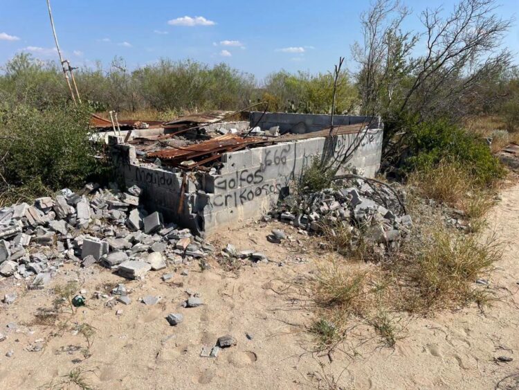 Hallan restos calcinados en Los Guerra