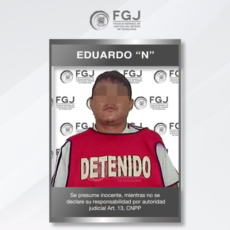 Detienen a Eduardo “N” por feminicidio