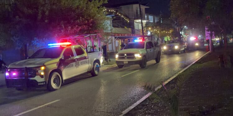 Balacera a media cuadra de Presidencia Municipal, un detenido