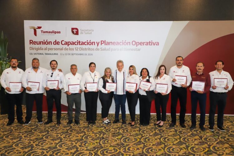 Refuerza secretario de Salud trabajo en equipo con los Distritos de Salud de Tamaulipas