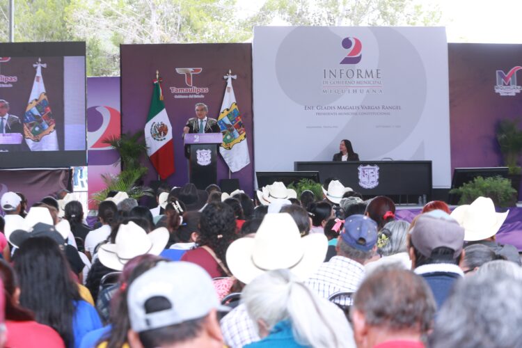 Otorga Américo Villarreal apoyo a Miquihuana para avanzar en la transformación y bienestar