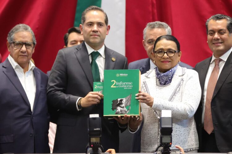 Congreso de la Unión recibió el Segundo Informe de Gobierno de Claudia Sheinbaum