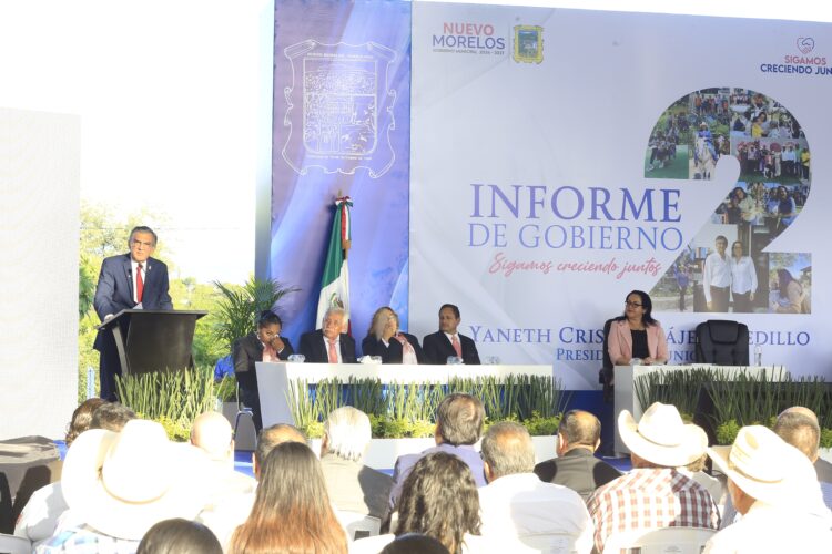 Impulsa Américo conectividad y abasto de agua en Nuevo Morelos
